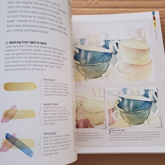 Watercolor Techniques for Artists and Illustrators : Learn How to Paint DK 2020 - Picture 8 of 13